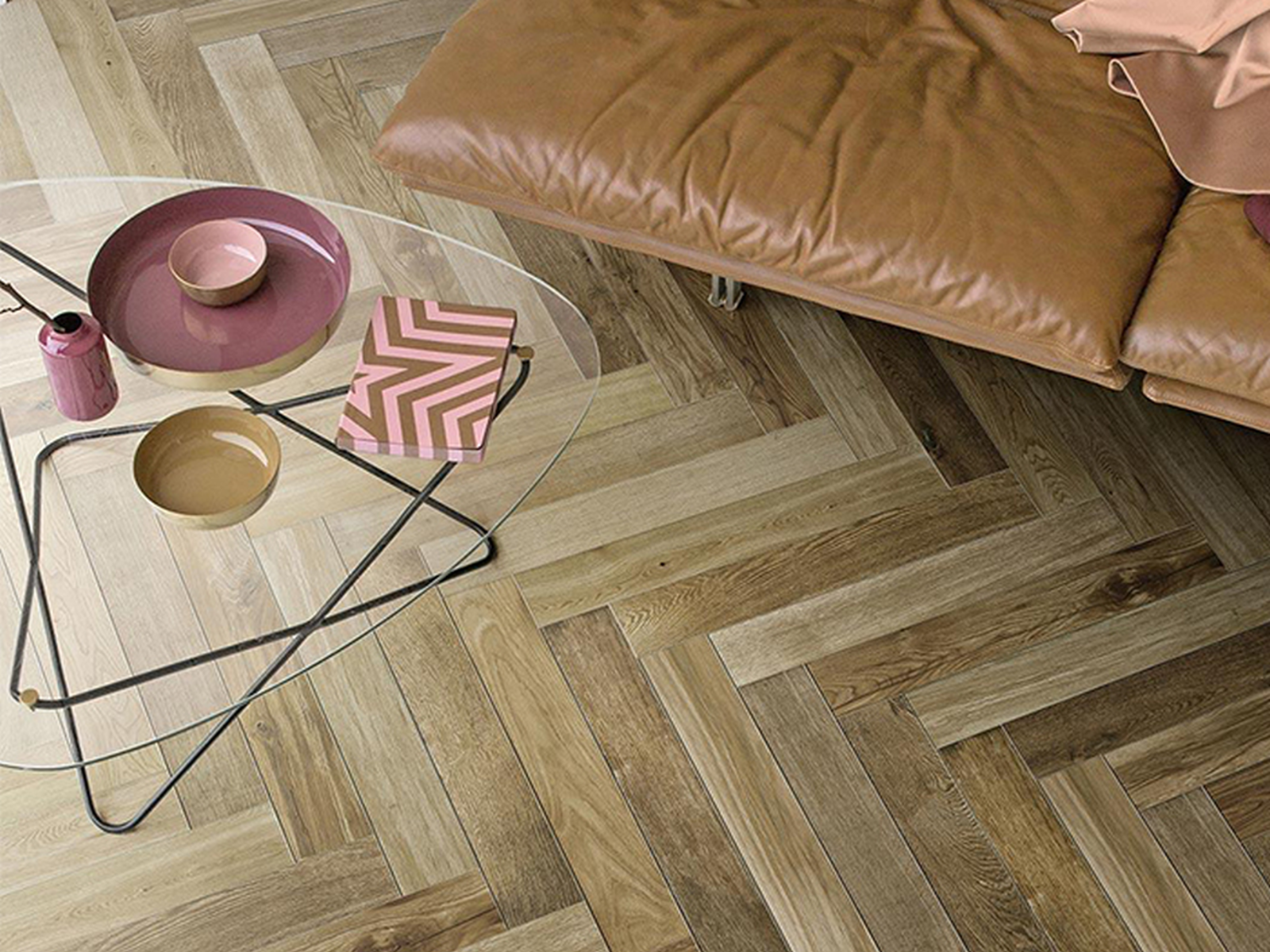 Marazzi Treverkfusion Bruin 10x70 cm tegel