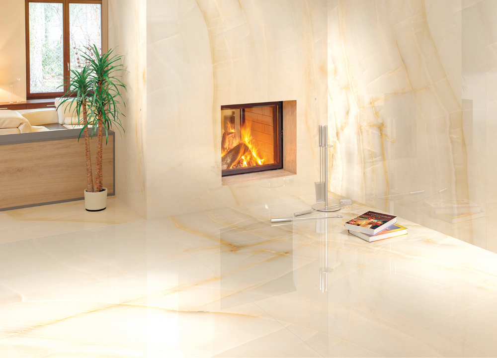 NG Kütahya Seramik Beige, Crème 120x120 cm tegel