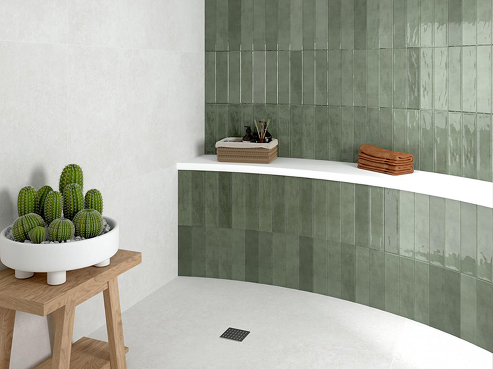 Pamesa Eleganza Groen 7,5x30 cm tegel