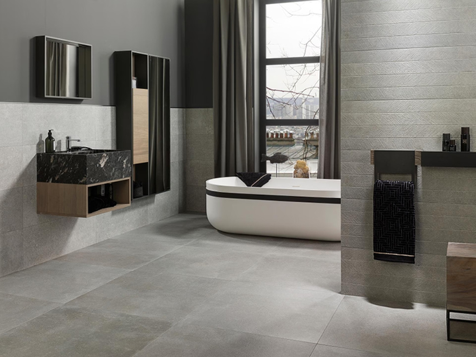 Porcelanosa Botega Grijs 44,3x44,3 cm tegel