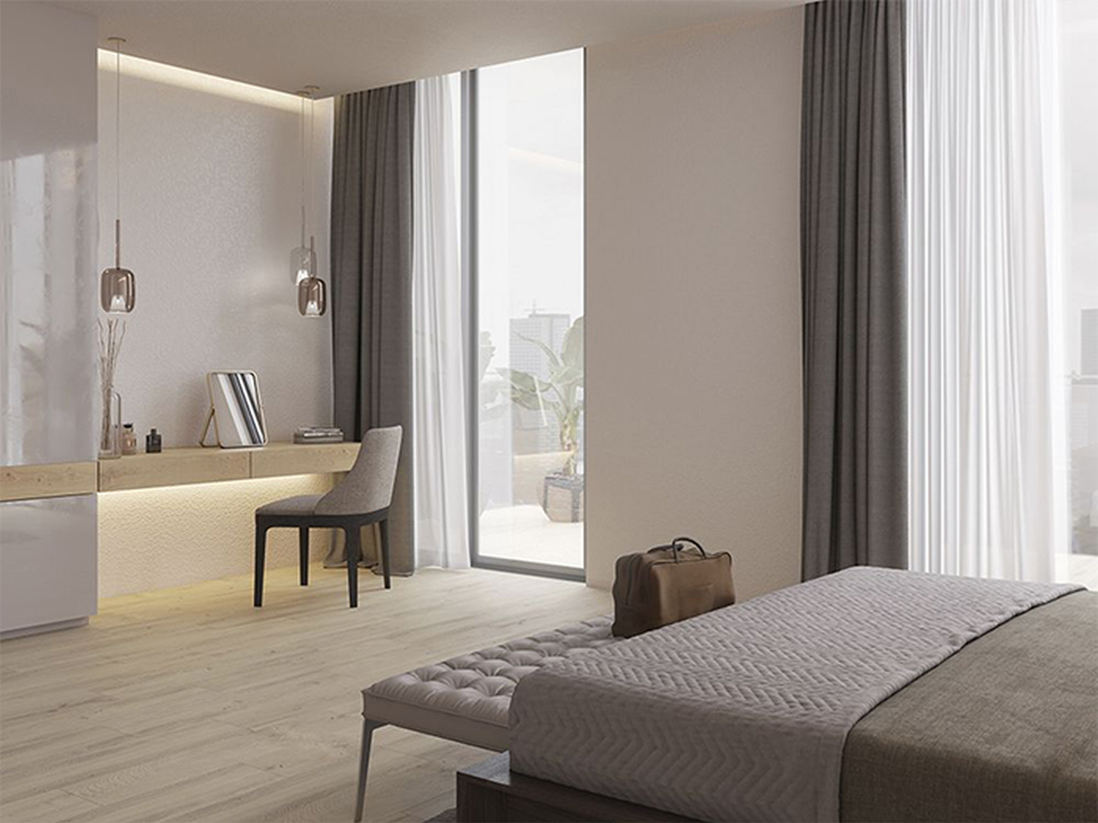 Porcelanosa Dubai Wit 33,3x100 cm tegel