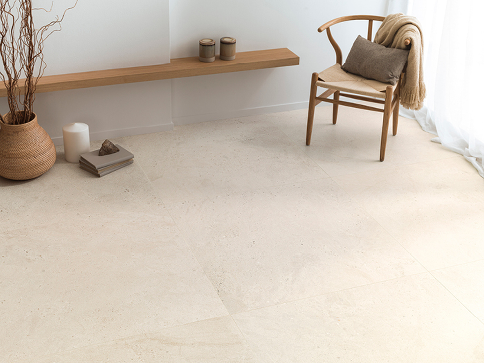 Porcelanosa Durango Beige 120x120 cm tegel