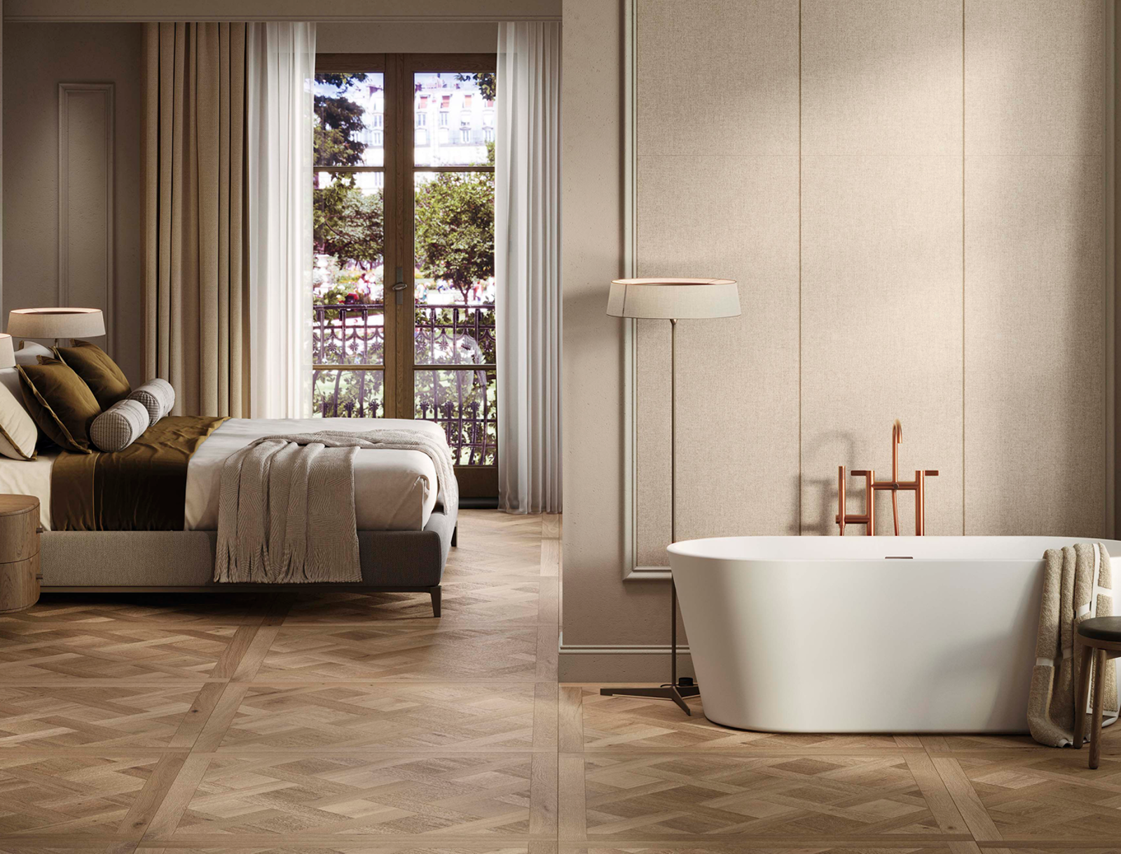 Porcelanosa London Bruin 120x120 cm tegel