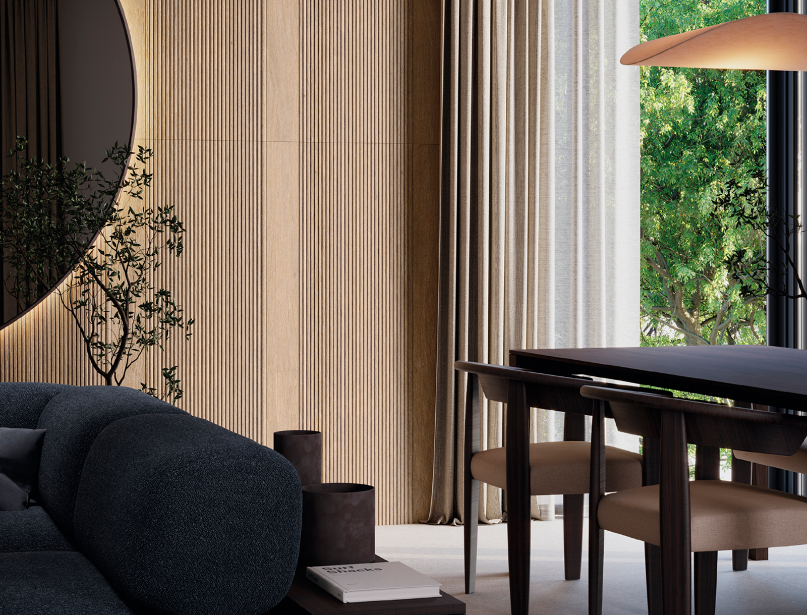 Porcelanosa London Bruin 59,6x150 cm tegel