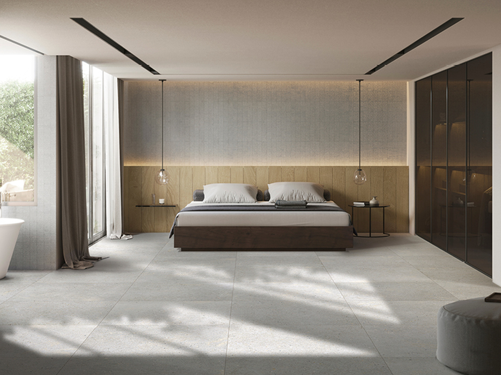 Porcelanosa Matika Grijs 100x100 cm tegel