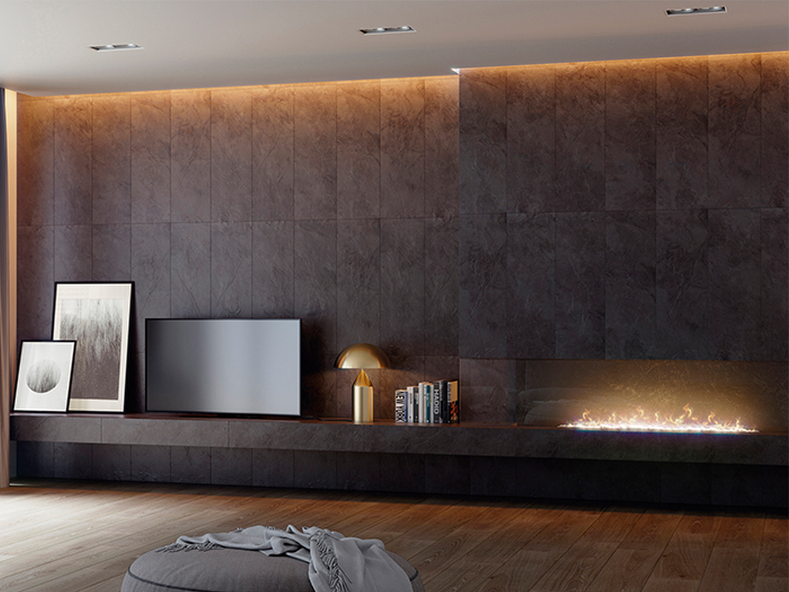 Porcelanosa Mirage Zwart 59,6x150 cm tegel