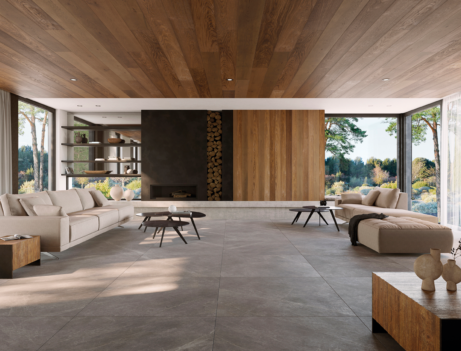 Porcelanosa Mystic Grijs 120x120 cm tegel
