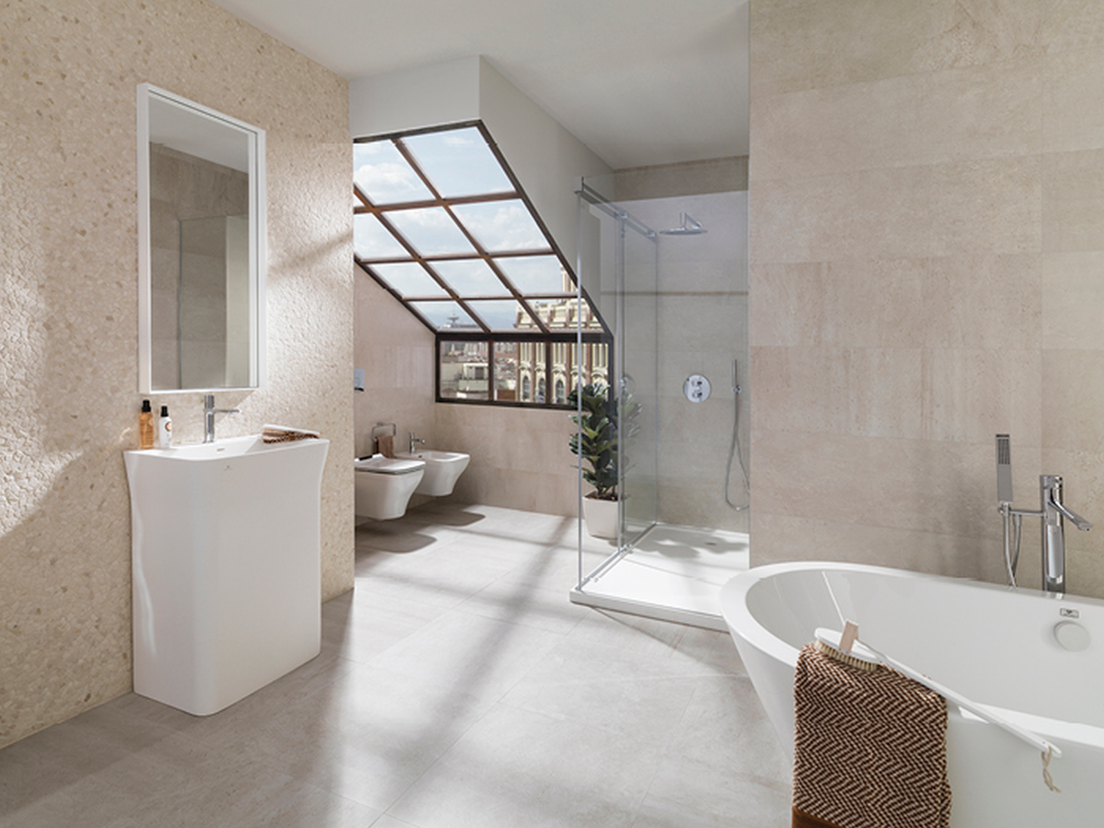 Porcelanosa Rodano Beige 33,3x100 cm tegel