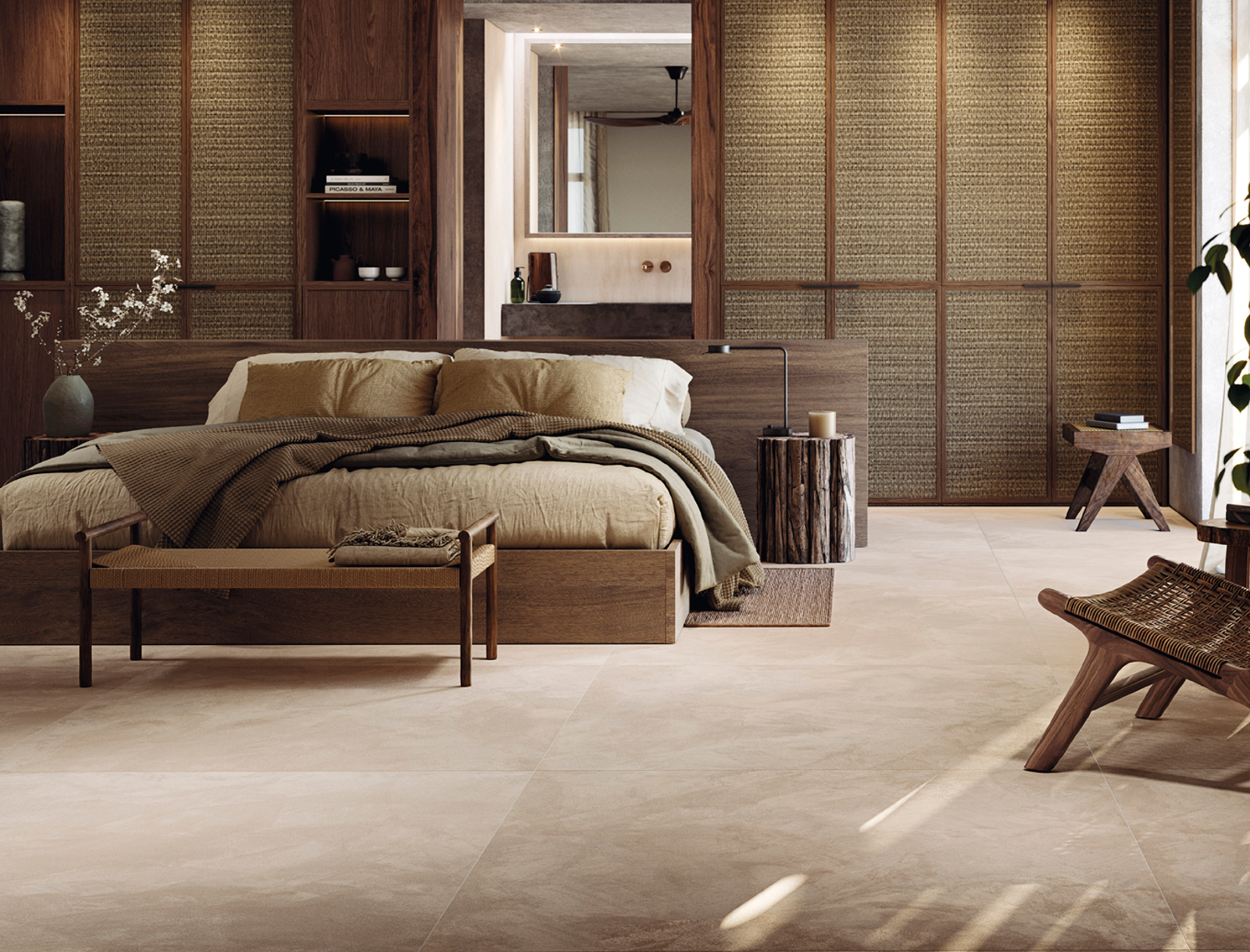 Porcelanosa Santorini Taupe 12x120 cm tegel