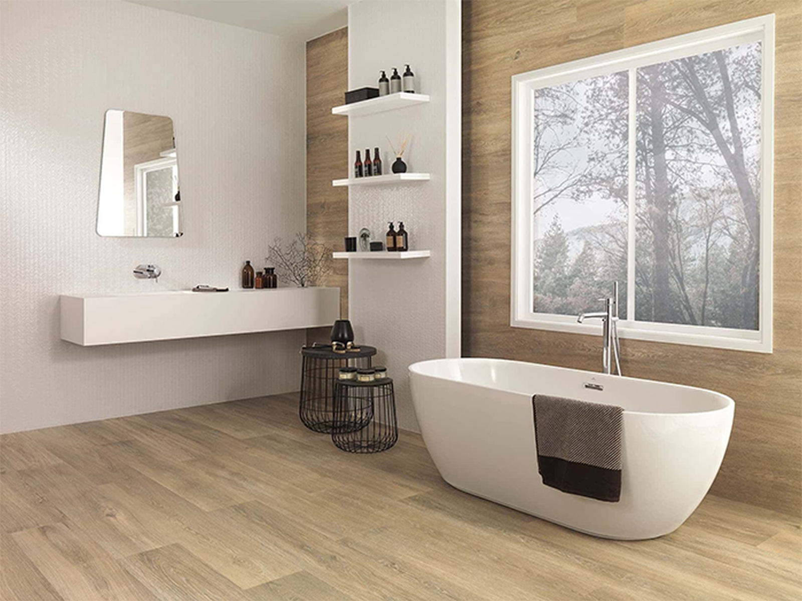 Porcelanosa Starwood Bruin 23x150 cm tegel
