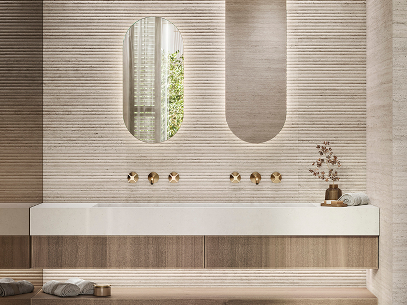 Porcelanosa Taranto Beige 59,6x150 cm tegel