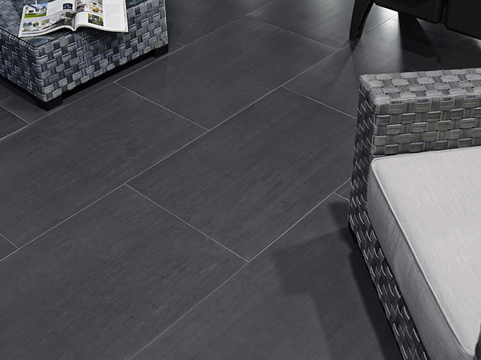 Rak Gems Zwart 30x60 cm tegel