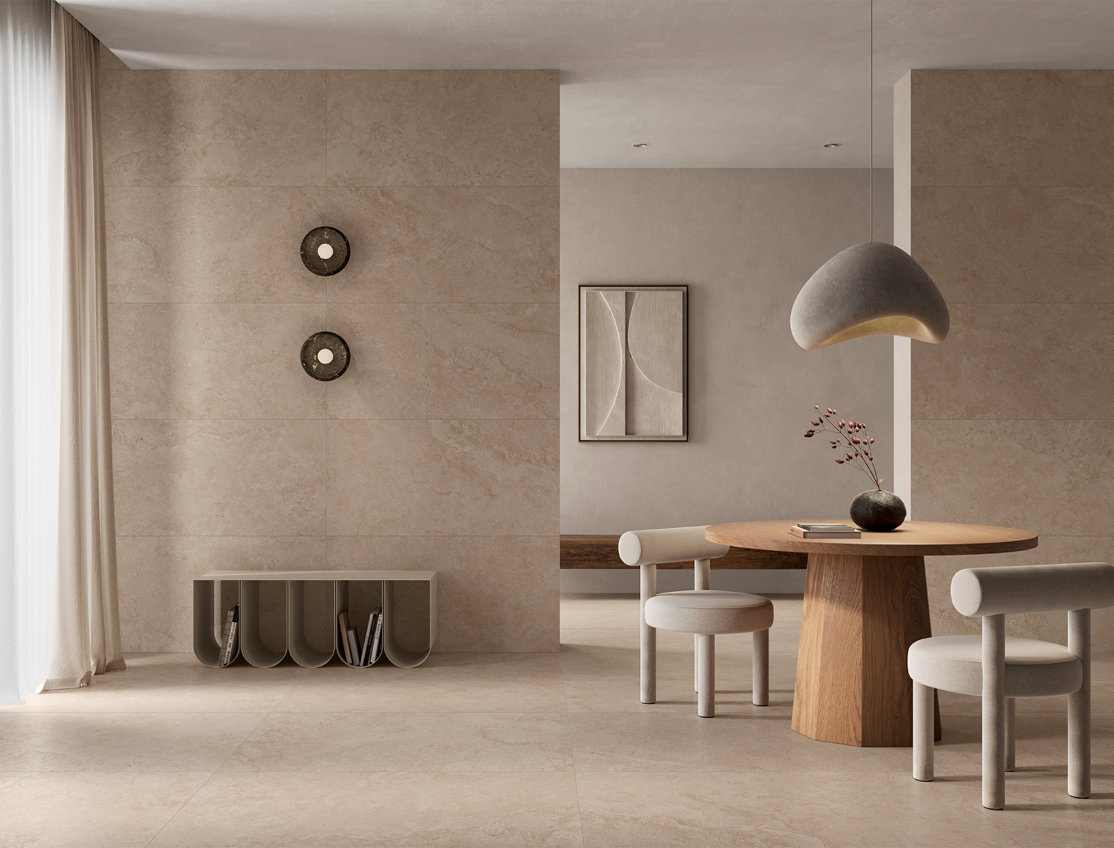 Sintesi Framework Beige 60x119,8 cm tegel