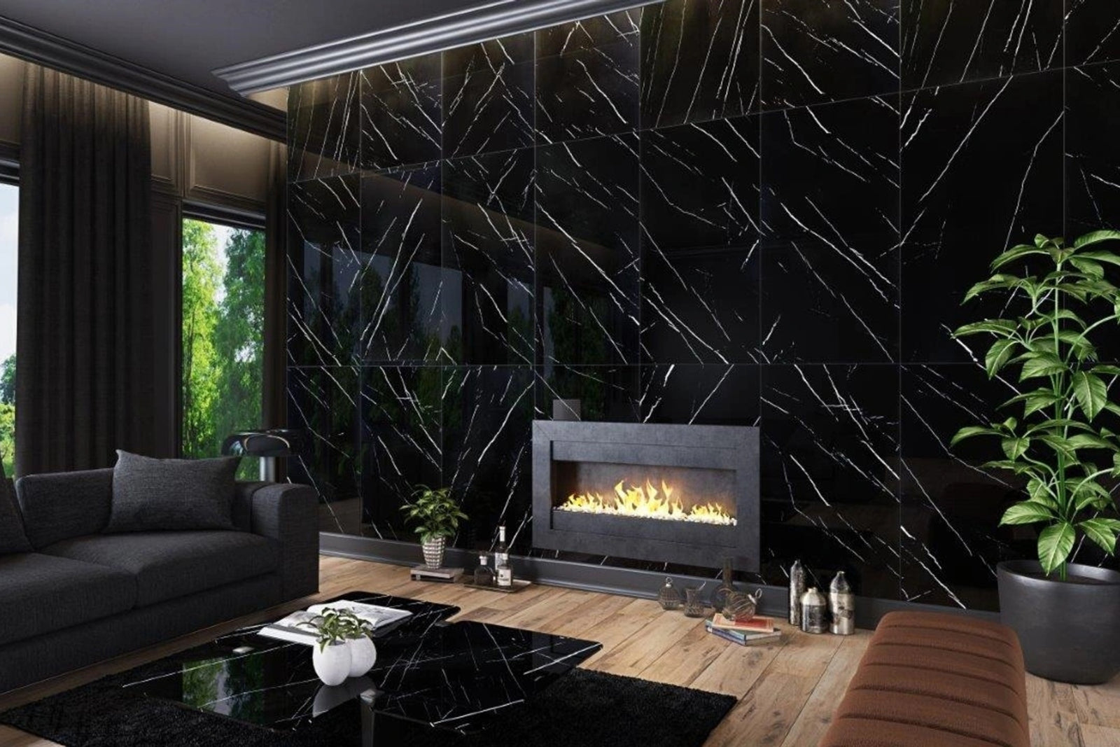 Seramiksan Black Marble